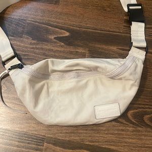 Rebecca Minkoff cream colored bum bag